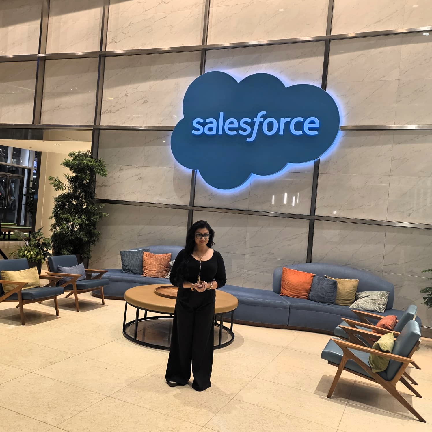 Arifa Kokab at Salesforce Tower, San Francisco